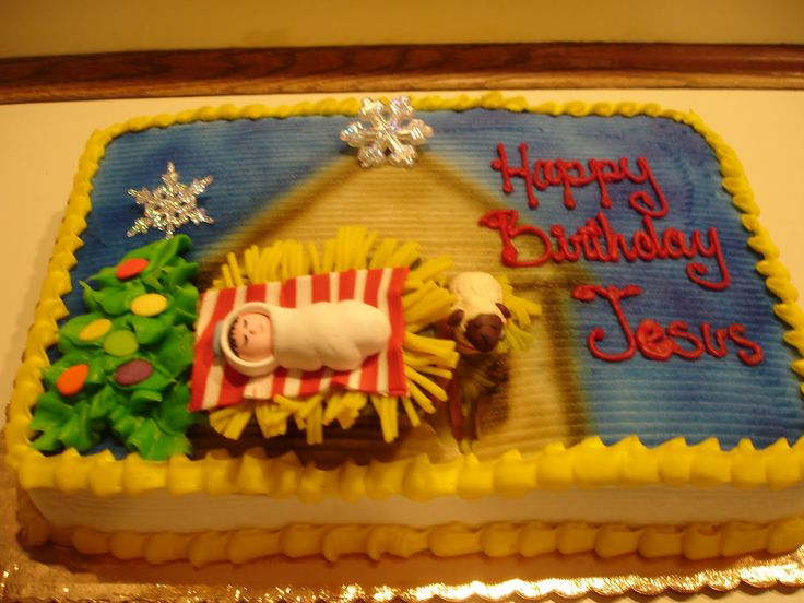 Happy Birthday Jesus Cake