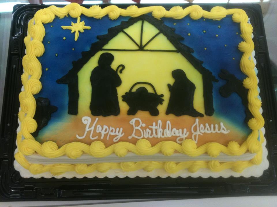 Happy Birthday Jesus Cake