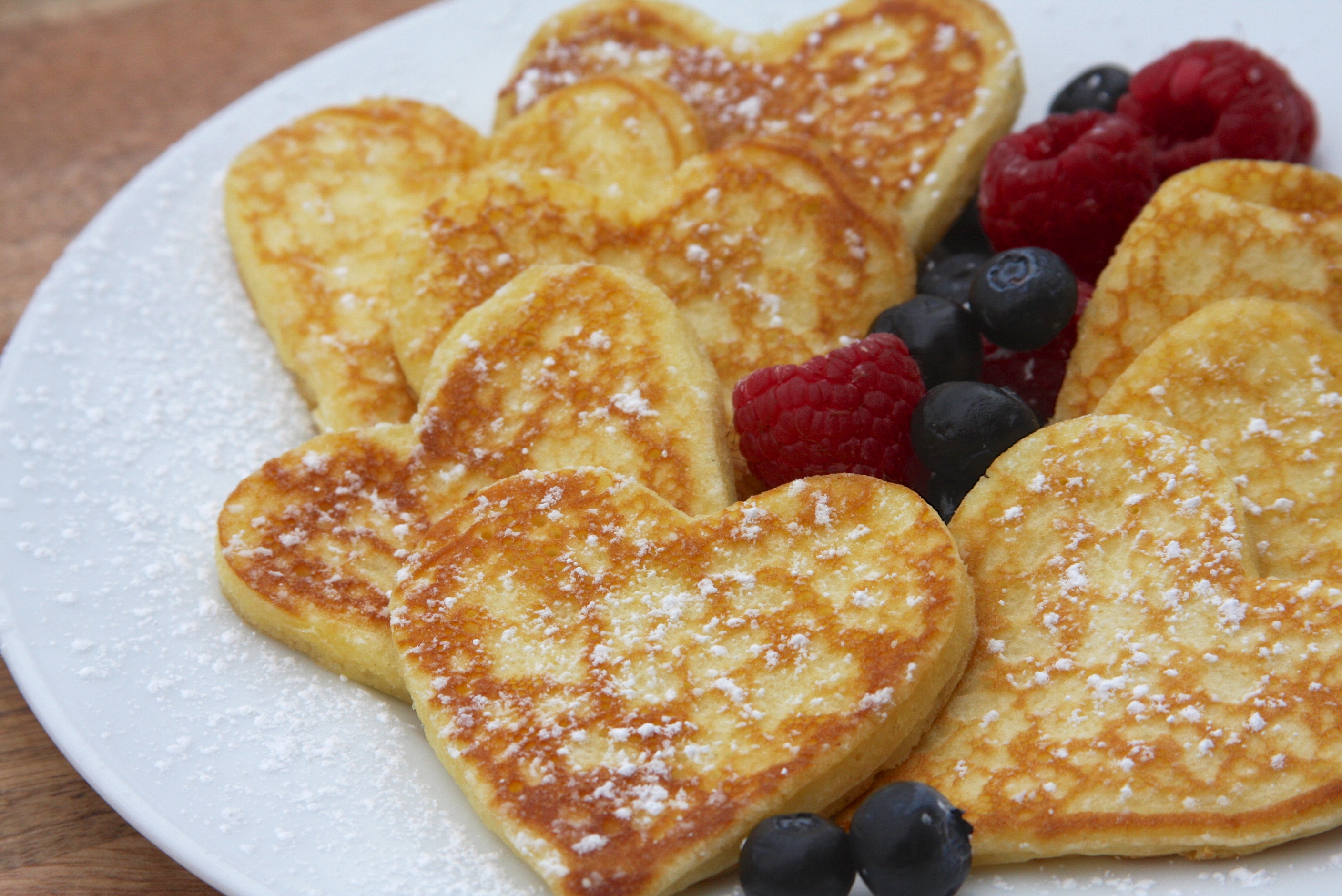 Heart Shaped Pancakes