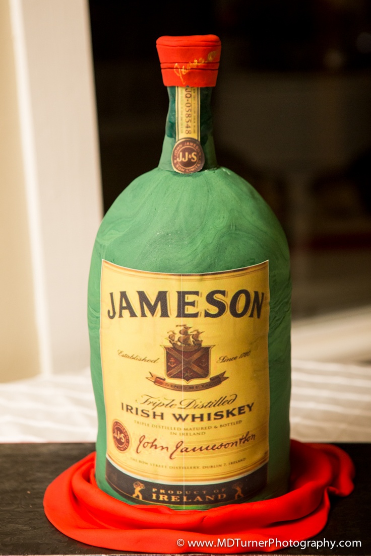 Jameson Whiskey Bottle Cake