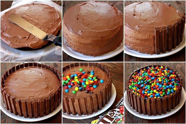 Kit Kat Birthday Cake