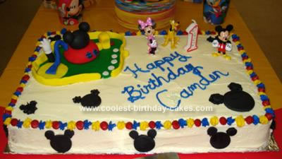 Mickey Mouse Clubhouse Birthday Cake Ideas