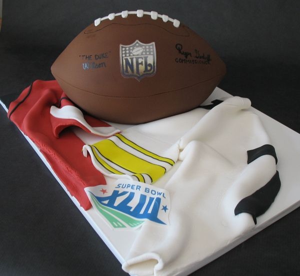 Super Bowl Football Cake