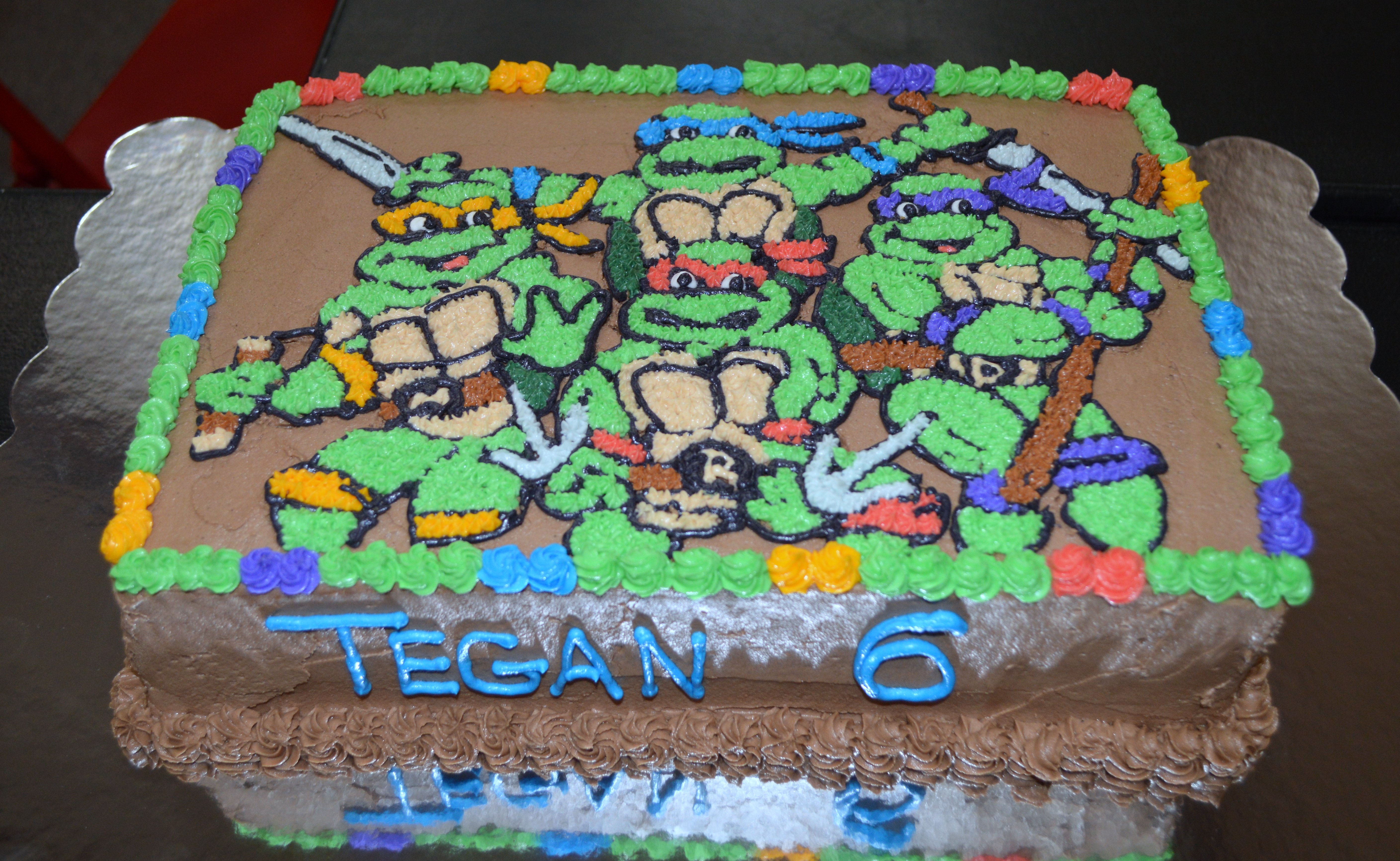 Teenage Mutant Ninja Turtle Cake