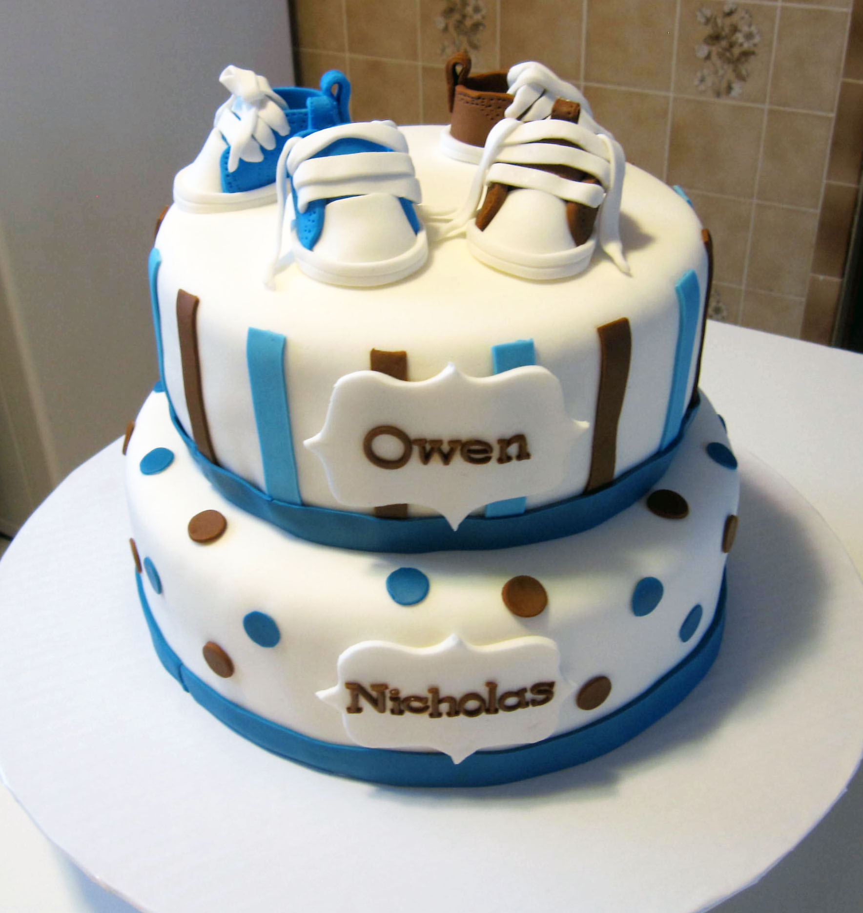 Twin Boys Baby Shower Cake Ideas