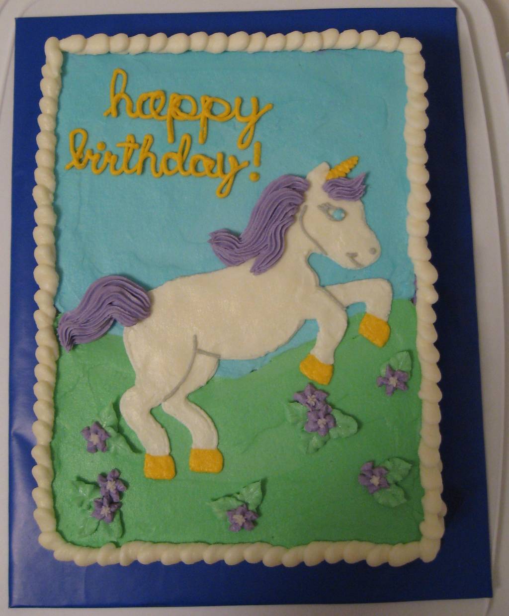 Unicorn Birthday Cake