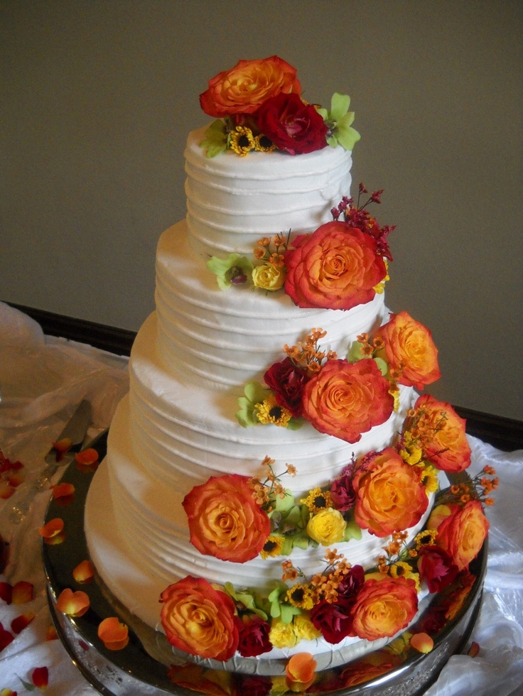 8 Photos of Elegant Fall Decorated Cakes