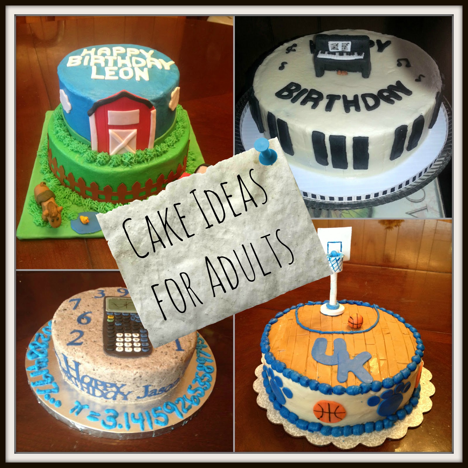 Adult Birthday Cake Ideas