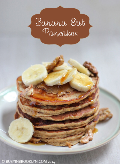 Banana Oat Pancakes