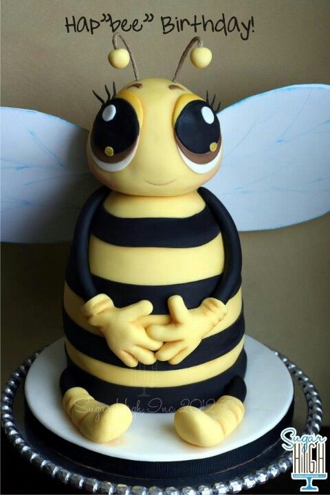 Bee Birthday Cake