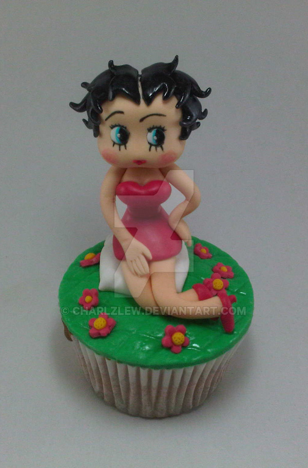 Betty Boop Cupcake