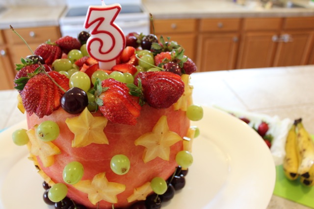 Birthday Cake Real Watermelon