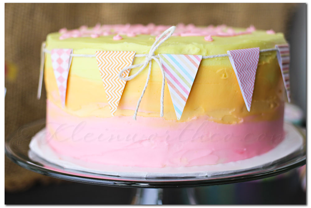 Birthday Cakes with Buttercream Frosting