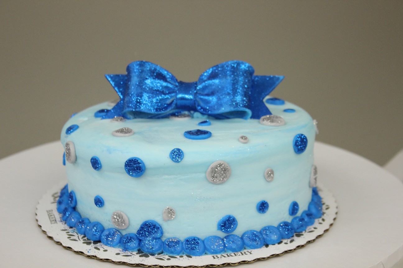 Blue Girl Birthday Cakes