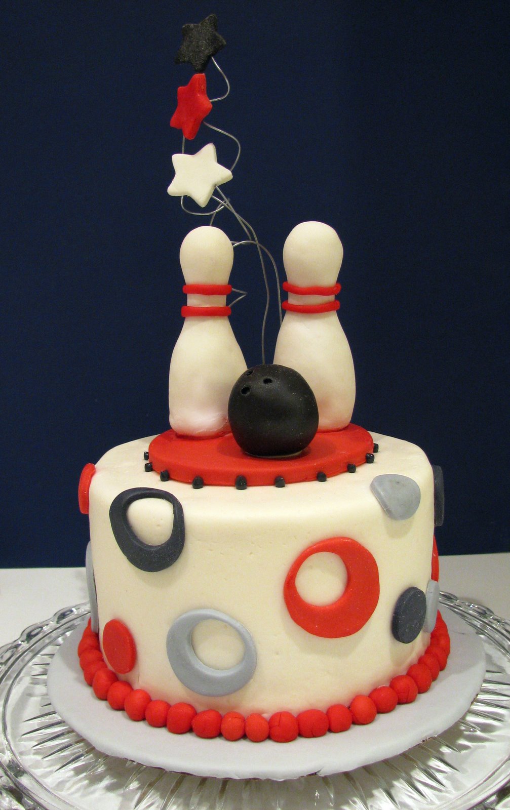 Bowling Birthday Cake.