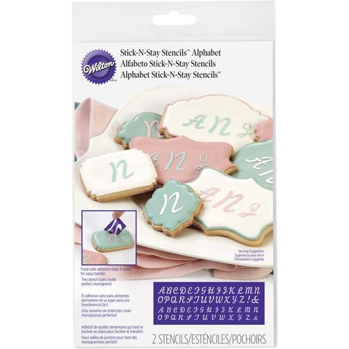 Cake Decorating Letter Stencils