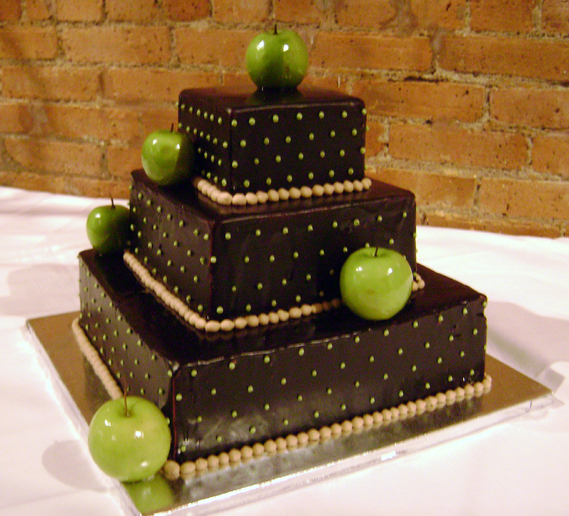 Chocolate Apple Wedding Cake