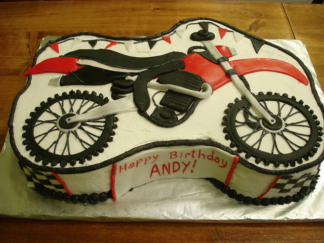 Dirt Bike Cake