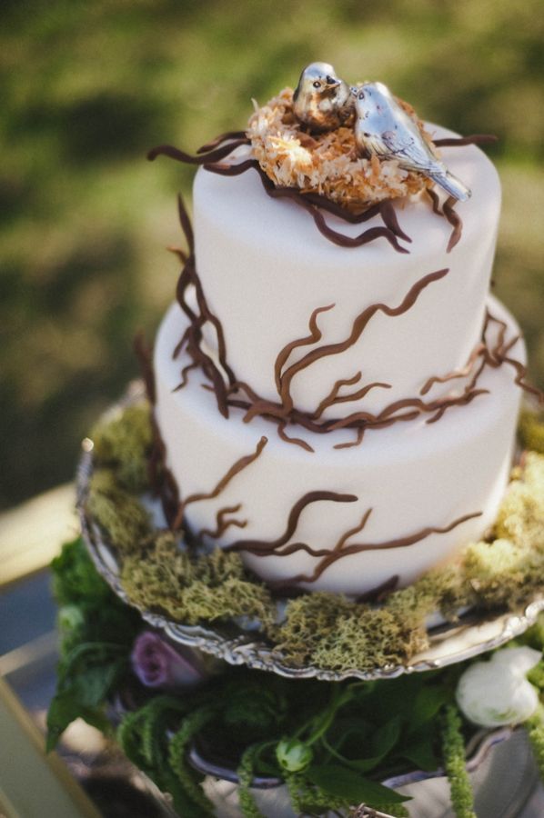 Enchanted Forest Wedding Cake