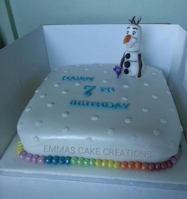 Frozen Birthday Cake