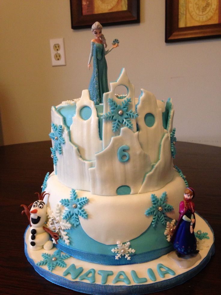 Frozen Movie Birthday Cake