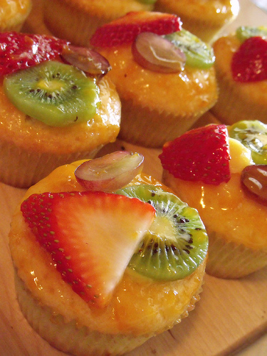 Fruit Tart Cupcakes