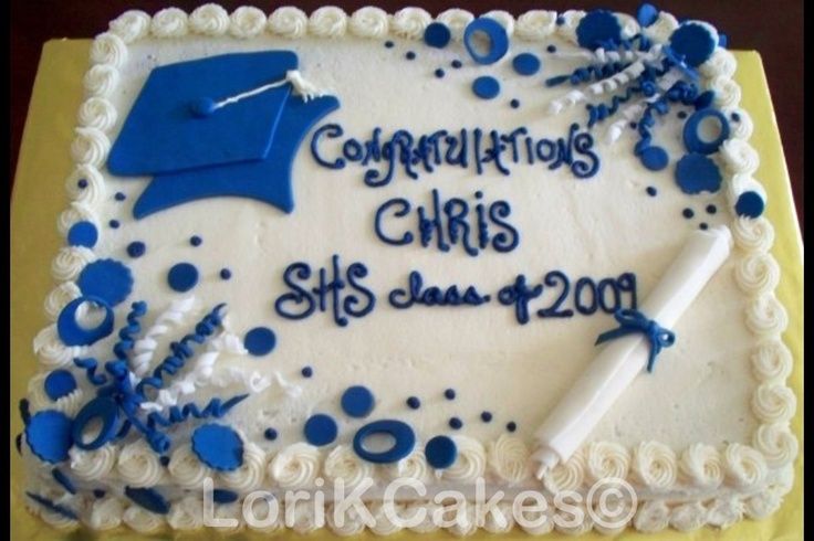 Graduation Sheet Cake Designs