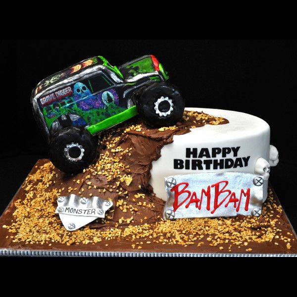 Grave Digger Birthday Cake Ideas