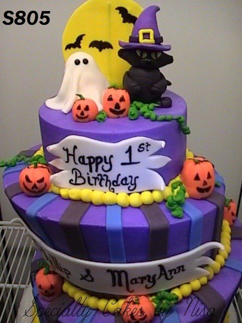 Halloween Birthday Cake