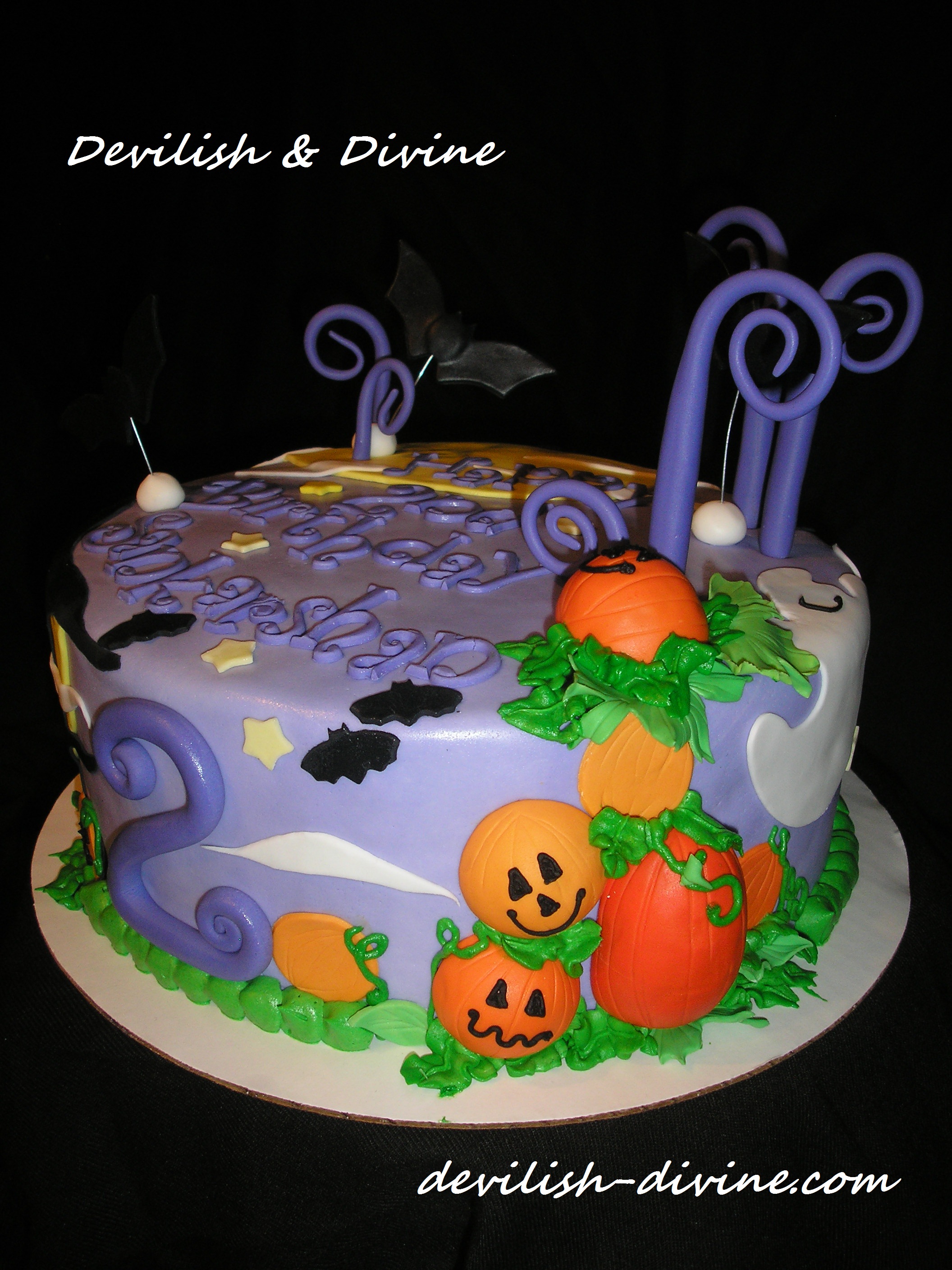 Halloween Birthday Cake