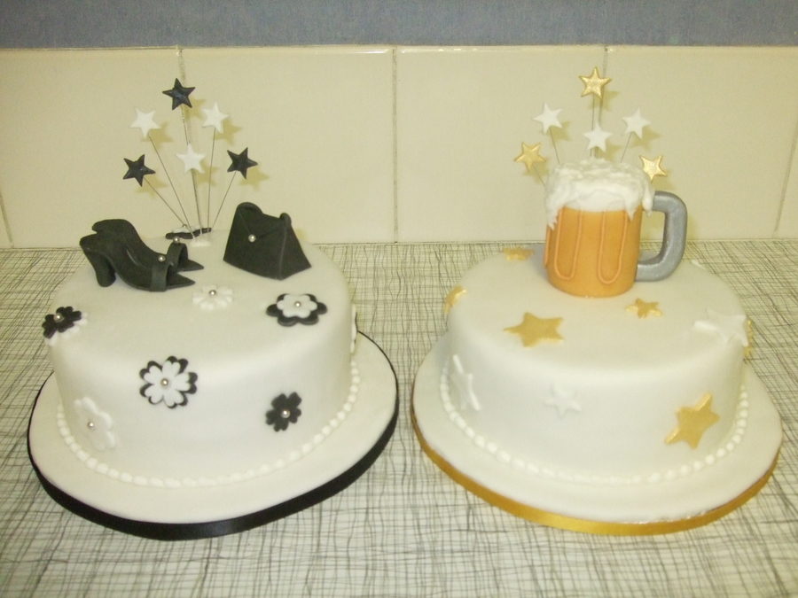 His and Hers Birthday Cake