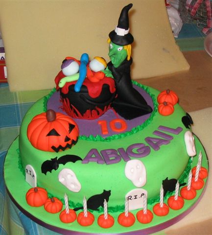 Kids Halloween Birthday Cake