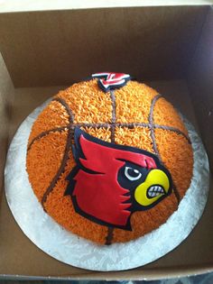 Louisville Cardinals Birthday Cake