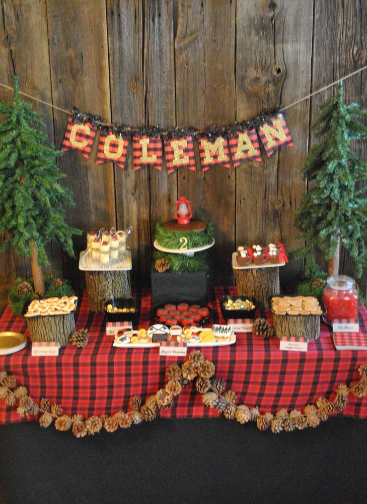 13 Rustic Cabin Themed Birthday Cakes Photo Lumberjack Birthday