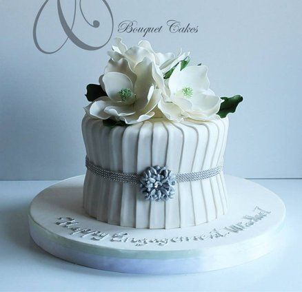 Magnolia Birthday Cake