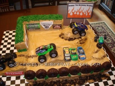 7 Kroger Cakes Monster Truck Photo - Monster Truck Birthday Cake ...