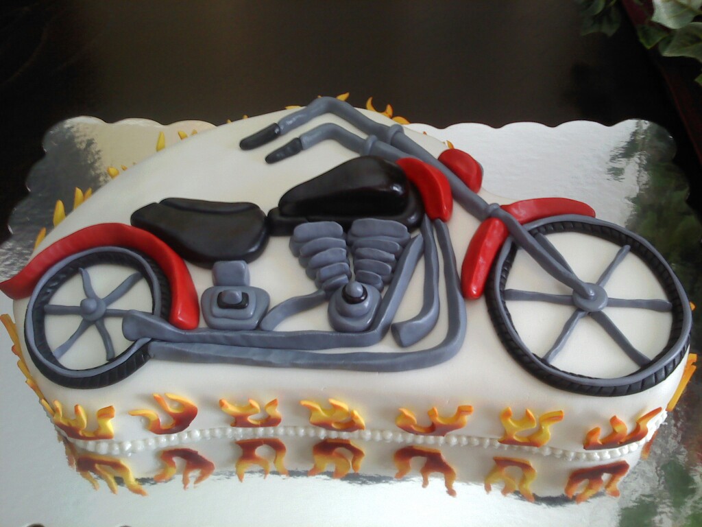 Motorcycle Grooms Cake