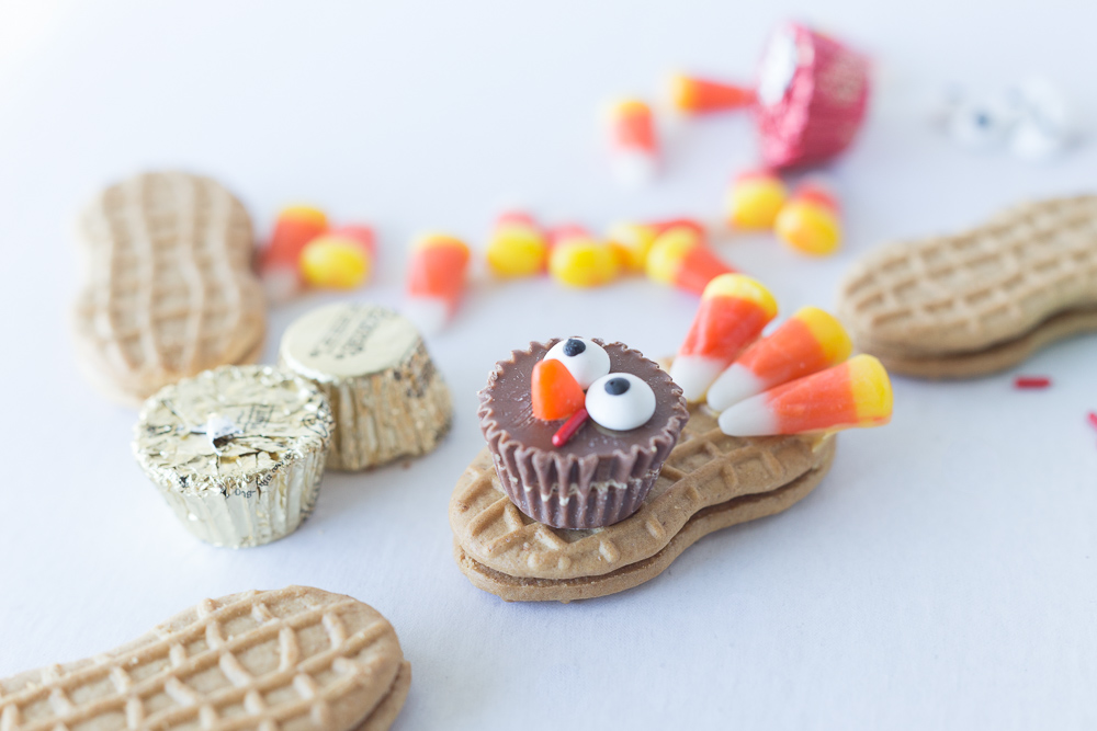 Nutter Butter Turkey Cookies