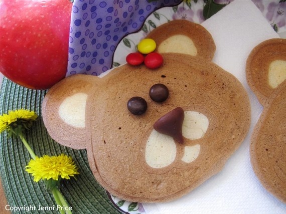 Pancake Teddy Bear Idea