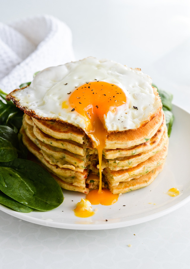 Pancakes with Fried Egg