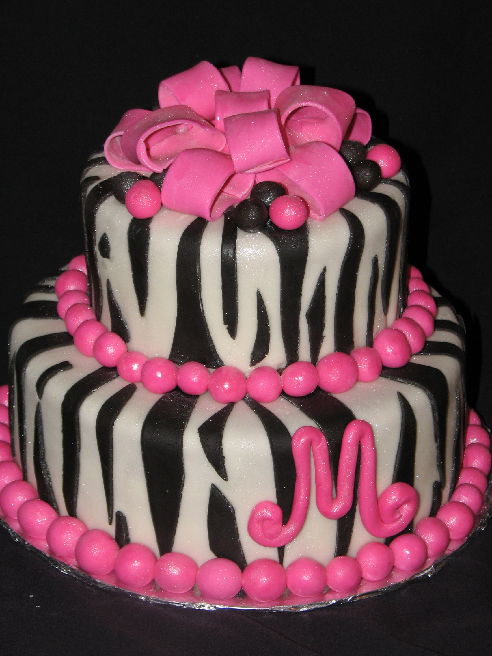 11 Photos of Beach Zebra Print Cakes