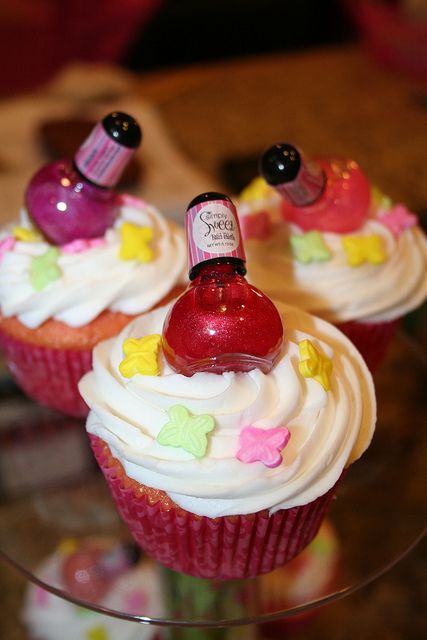 Spa Birthday Party Cupcake Ideas for Girls