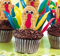 8 Photos of Nutter Butter Turkey Cupcakes Fruit Roll Up