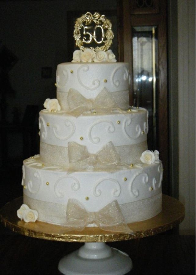 11 Photos of 50th Wedding Anniversary Cakes Wedding