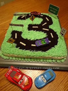 Birthday Cake with Roads