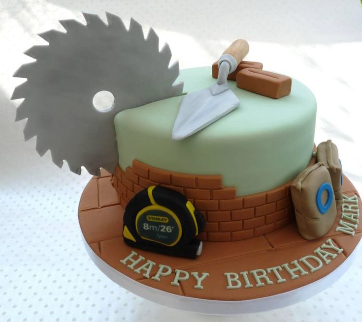 Builders Birthday Cake