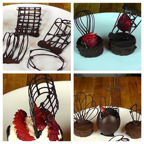 Chocolate Garnish Decorations