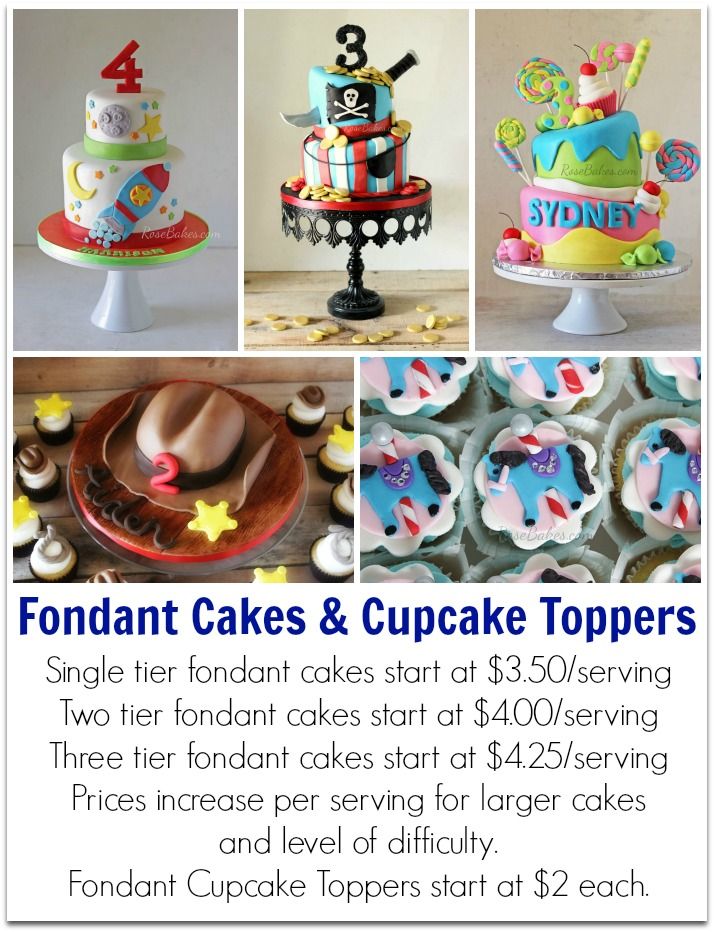 Fondant Cake Prices