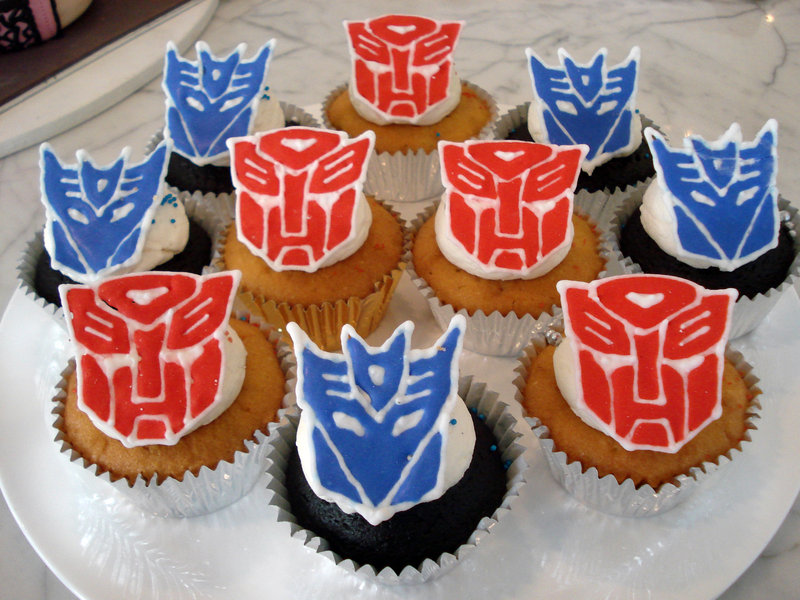 Free Transformers Cupcake Toppers