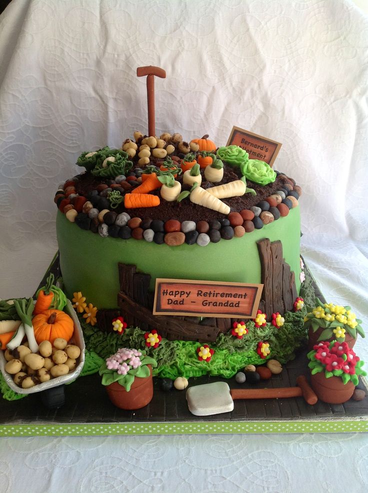 Garden Birthday Cake Ideas